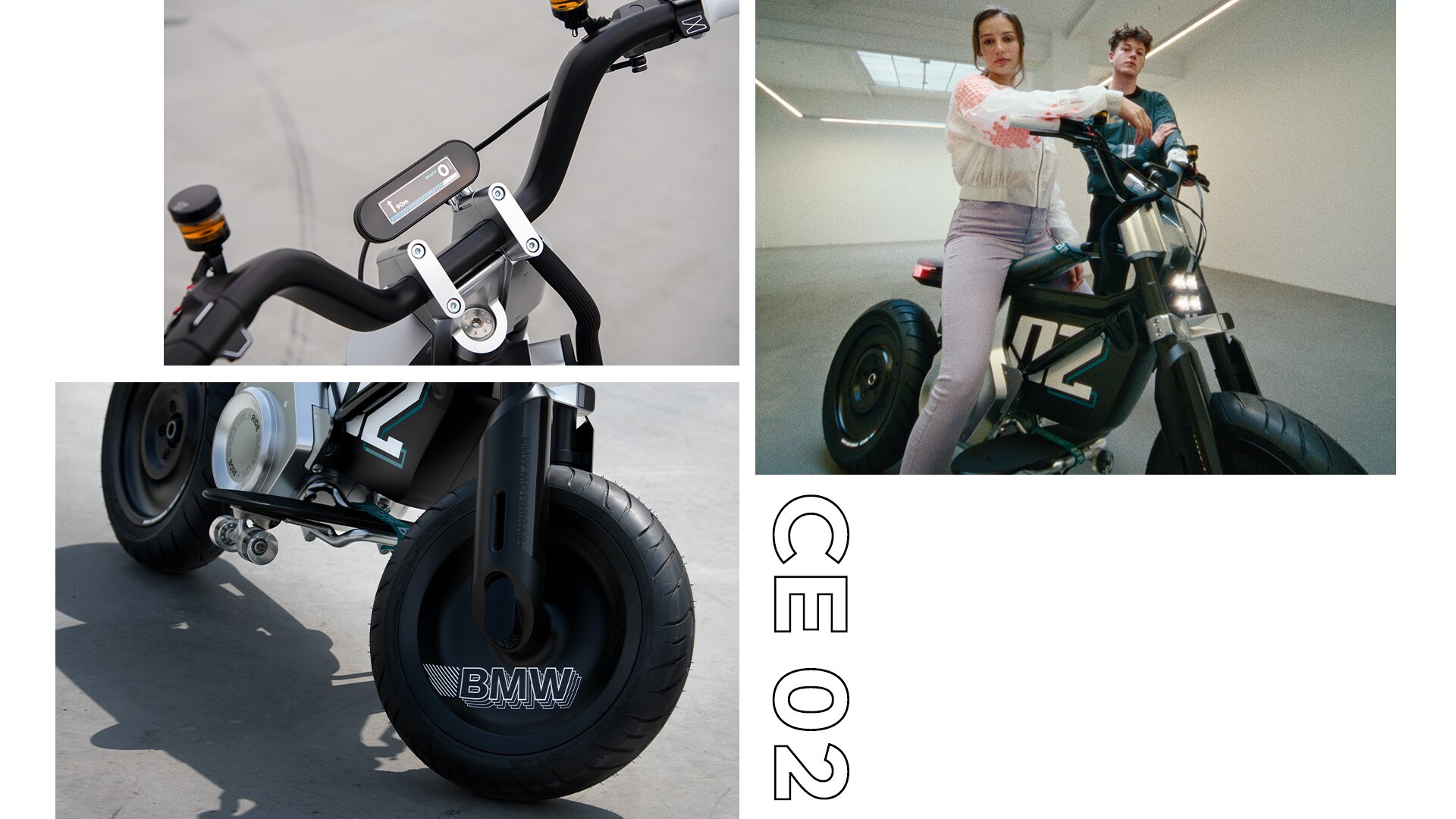 Das Design des BMW Motorrad Concept CE 02 ist emotional und minimal zugleich.