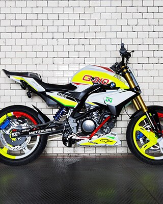 Die BMW Concept Stunt G 310.