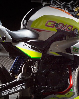 Die BMW Concept Stunt G 310.