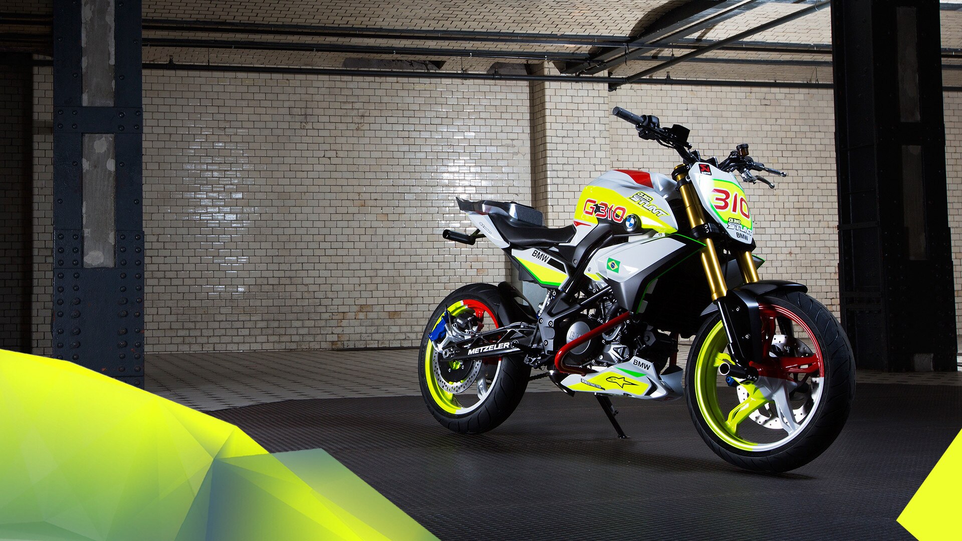 Die BMW Concept Stunt G 310.