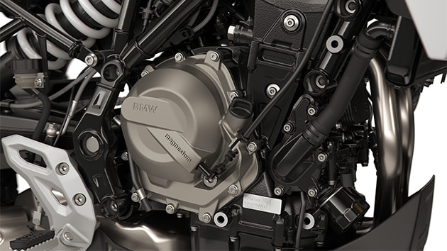 Der neu entwickelte Zweizylinder Motor der F 450 GS von BMW Motorrad