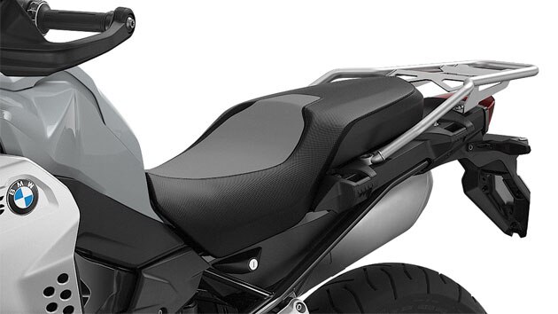Wir sehen die Komfortsitzbank der F 850 GS Adventure.