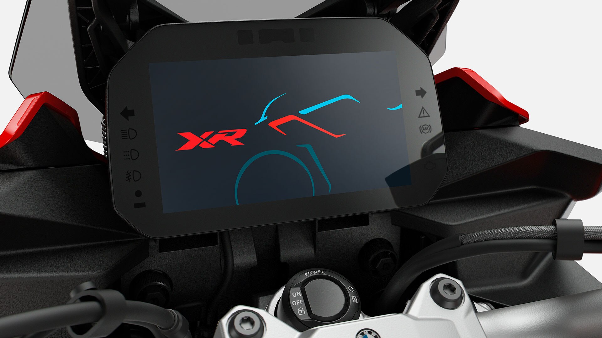 Wir sehen das TFT-Farbdisplay der F 900 XR.