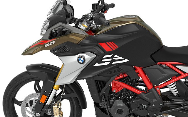 Wir sehen die typische GS-Flyline der G 310 GS.