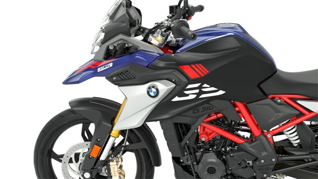 Wir sehen die typische GS-Flyline der G 310 GS.