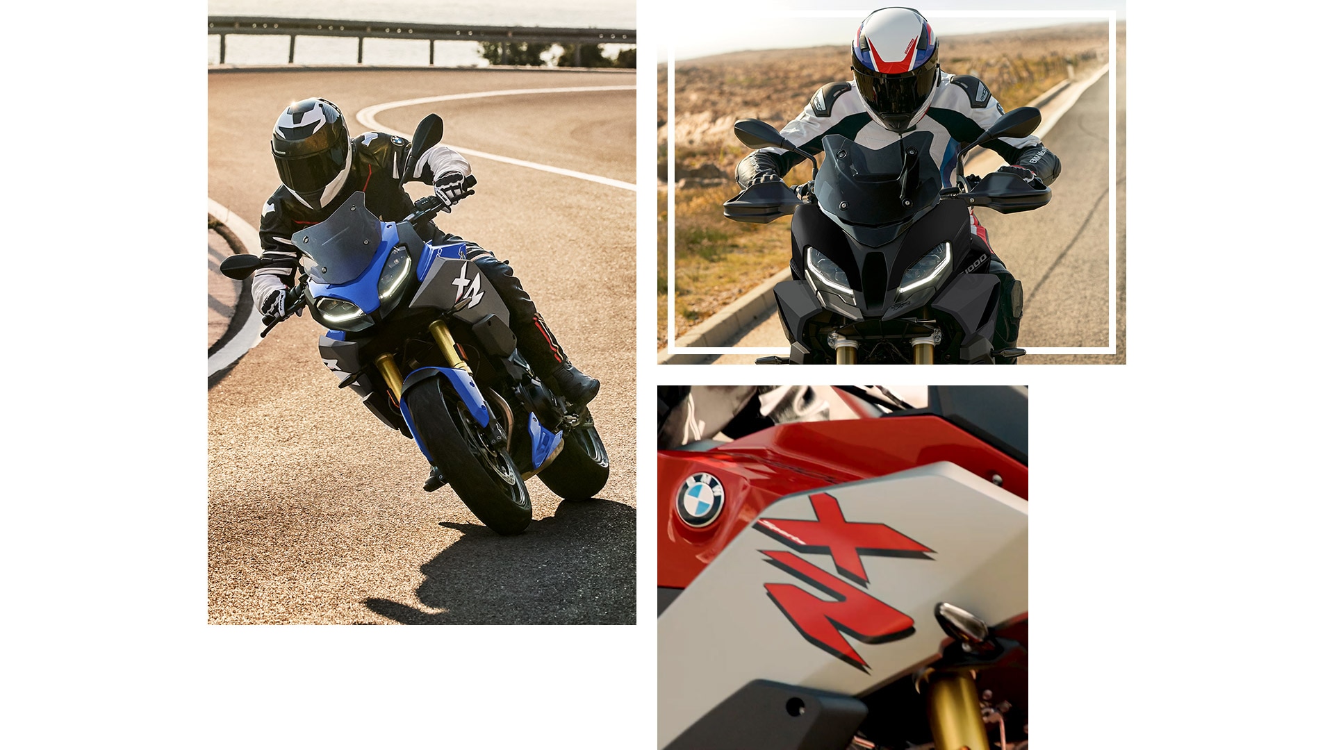 Collage der BMW Motorrad XR Modelle.