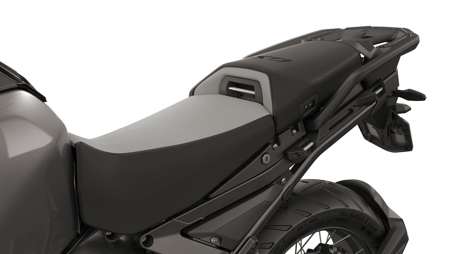 Komfortfahrersitz und Komfortsitz Sozius inklusive Sitzheizung