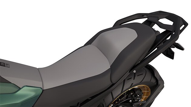 Die BMW R 1300 GS Option 719 Tramuntana mit Soziusplatz