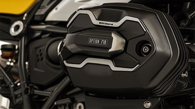 Wir sehen die Zylinderkopfhaube der R nineT Urban G/S.
