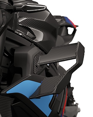 Die M Carbon Winglets der M 1000 R von BMW
