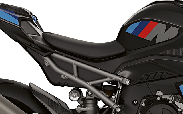 Heckrahmen und Schwinge der M 1000 R von BMW Motorrad