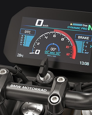 Fahrmodi Pro und 6,5-Zoll-TFT der F 450 R von BMW Motorrad