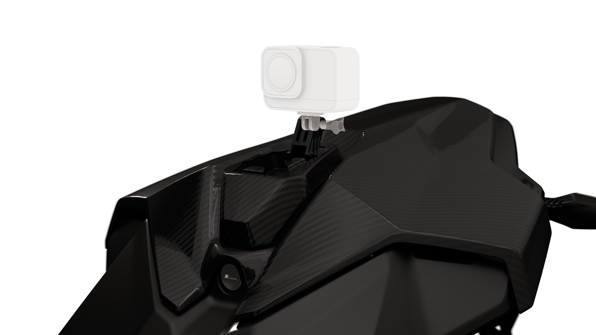M Carbon Höckerabdeckung mit Kameraadapter