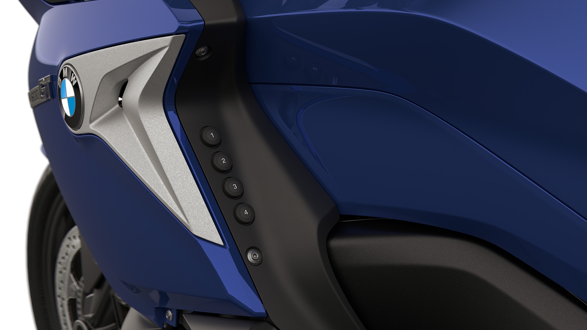 Fokus auf die vier nummerierten Favoritentaster.