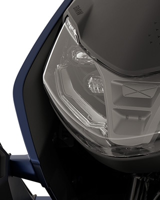 Das Lichtdesign des CE 04 von BMW Motorrad