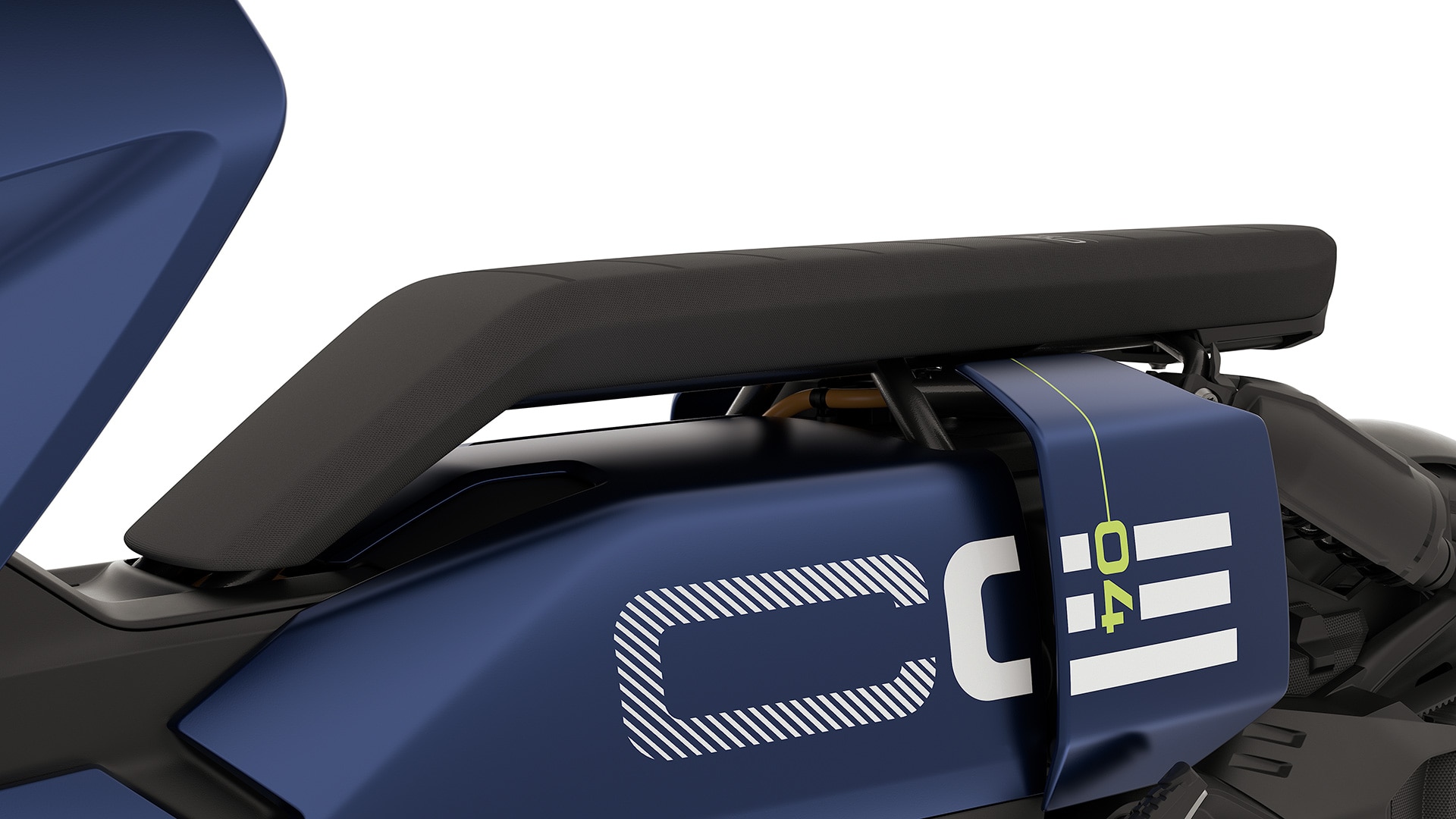 Die Komfortsitzbank mit Sitzheizung des CE 04 von BMW Motorrad