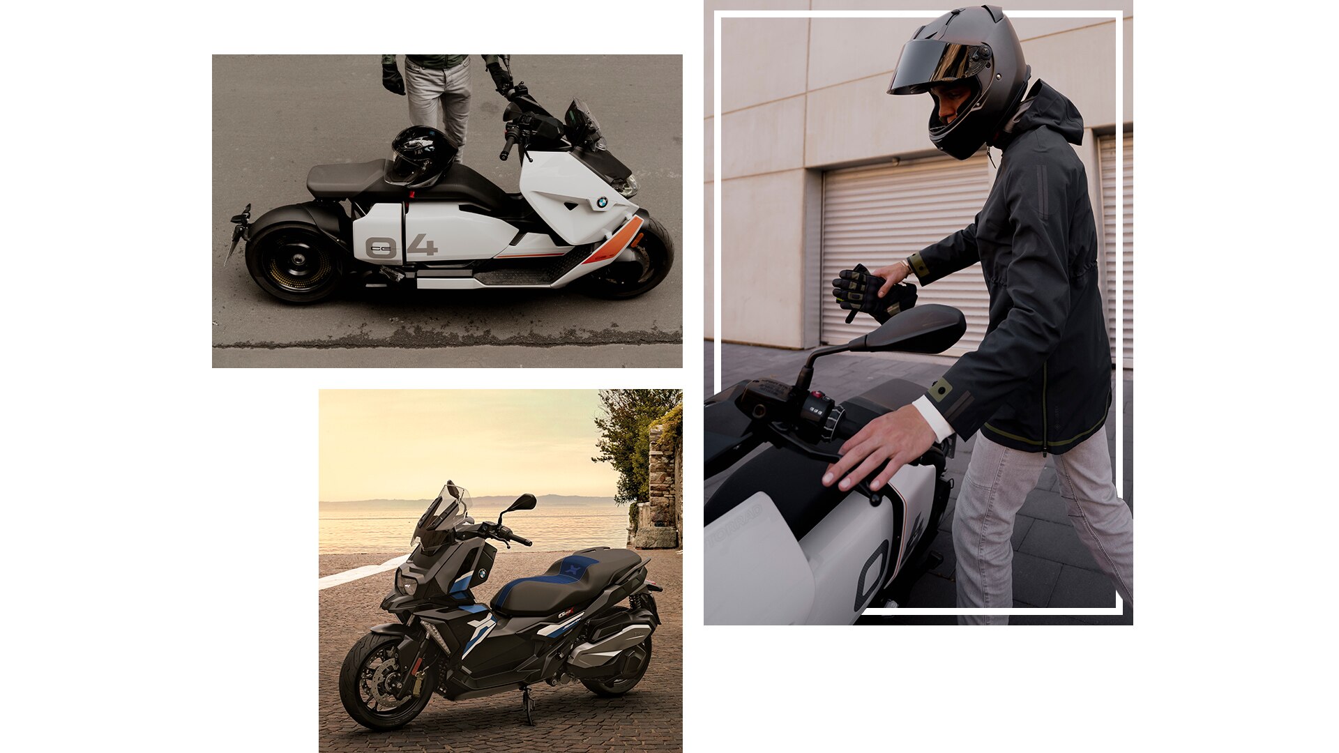 Die BMW Motorrad Scooter Modellein der Übersicht.