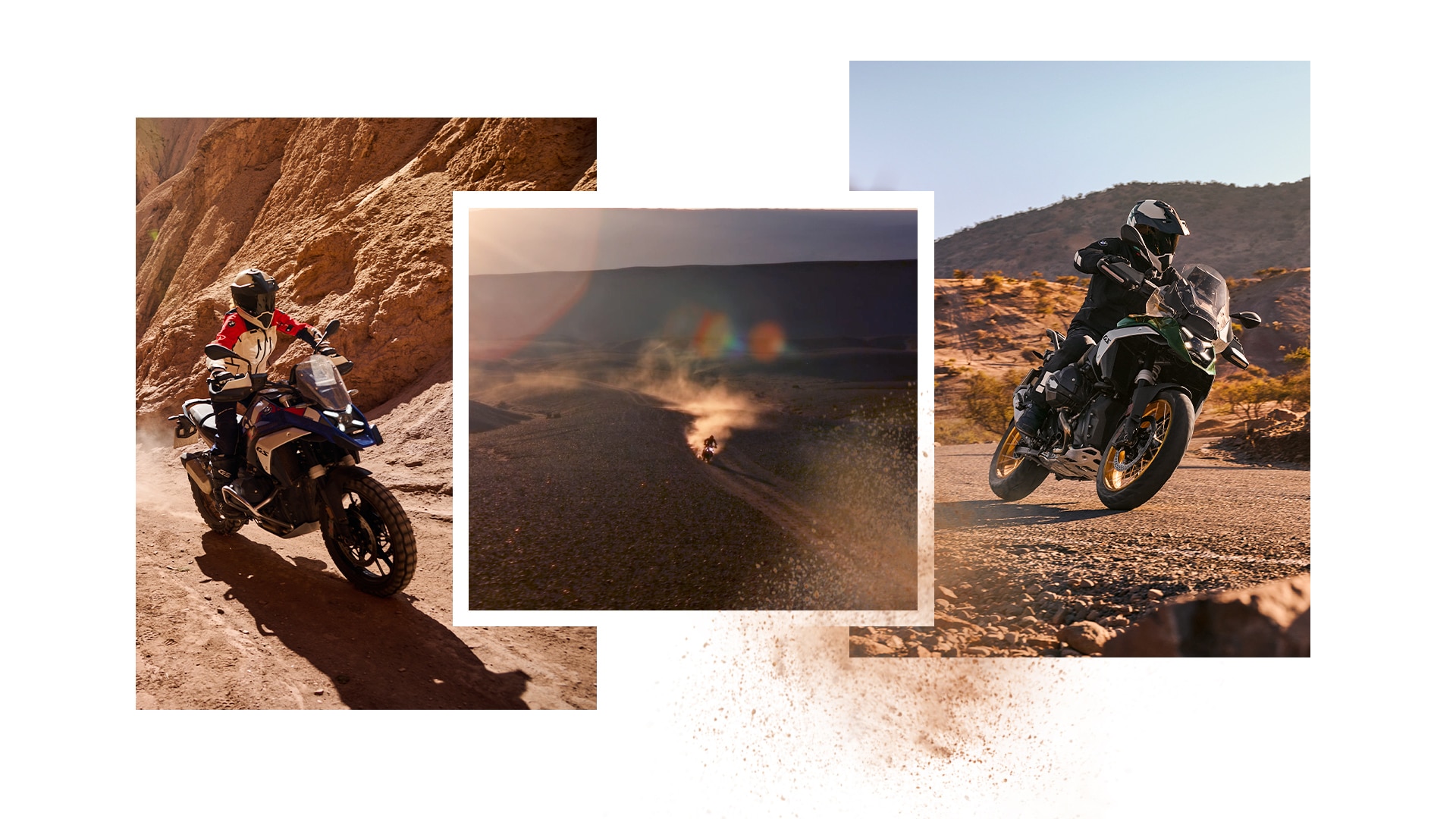 Die verschiedenen Farbvarianten der BMW R 1300 GS