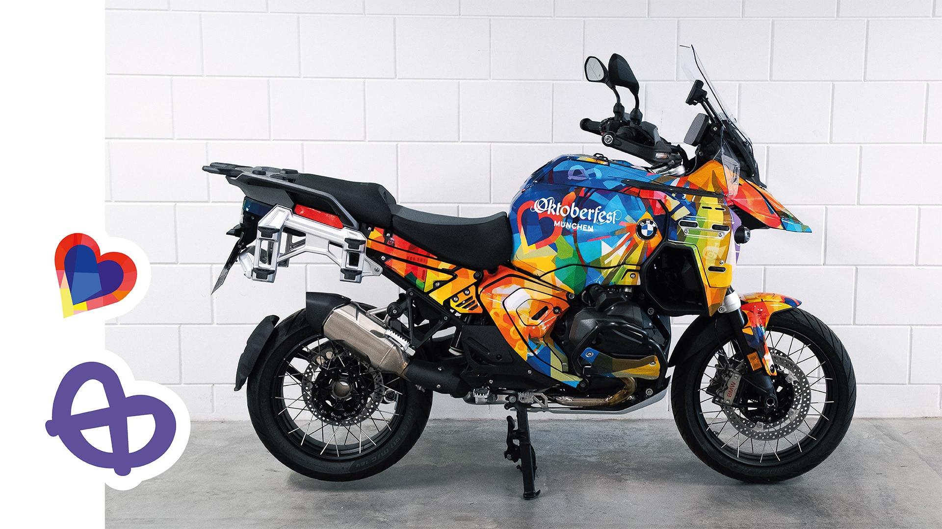 BMW R 1300 GS Adventure x Okktoberfest München 2026 Seitenansicht